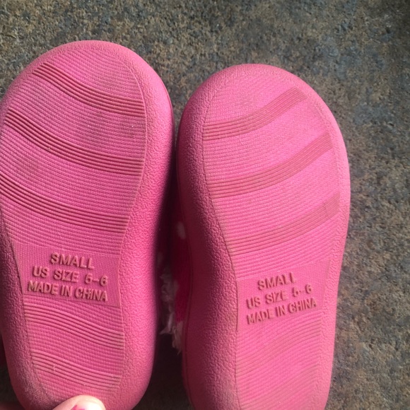 Pink poke a dot slippers - Picture 2 of 2